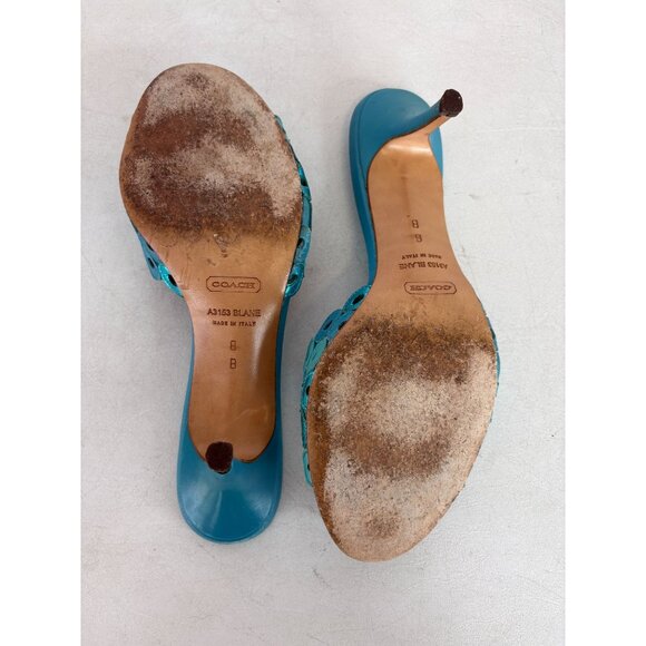 Coach A3-153 "Blane" Heel Slide Sandals, Women's Size 8B - Picture 5 of 5